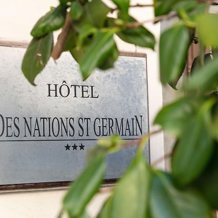 Hotel Des Nations Saint Germain Paris Exteriör bild