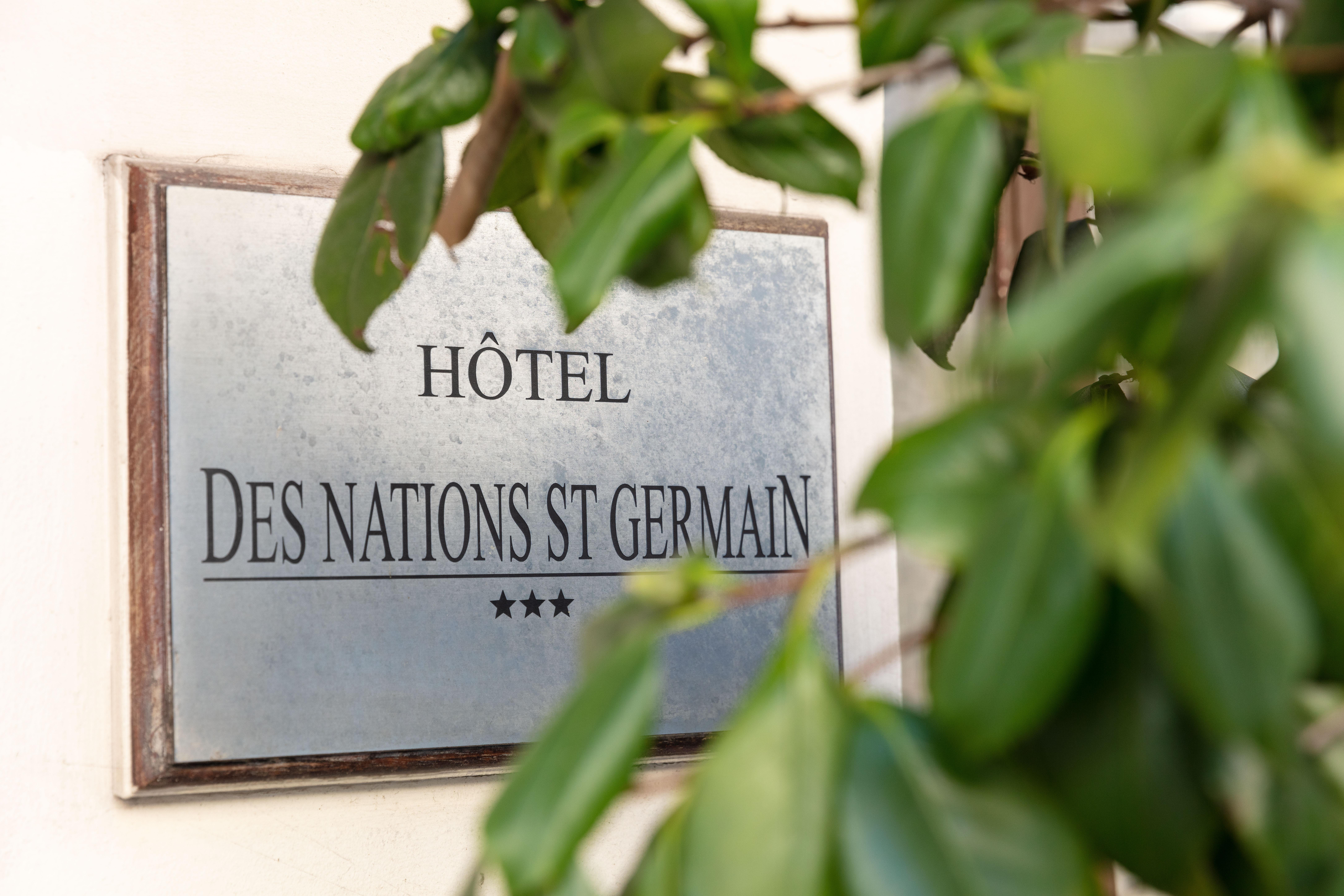 Hotel Des Nations Saint Germain Paris Exteriör bild